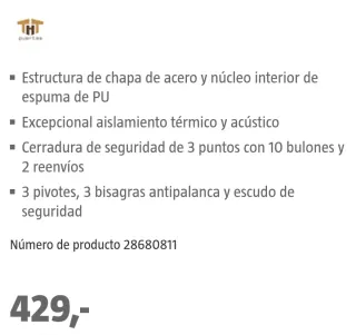 Puerta de entrada blanca