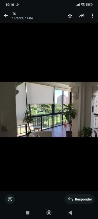 Estor Nova Deco 218x255 Beige/Blanco