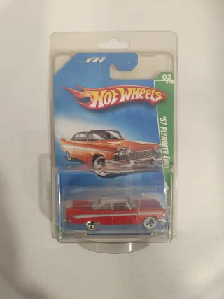 Hot Wheels 57' Plymouth Fury Coche Rojo
