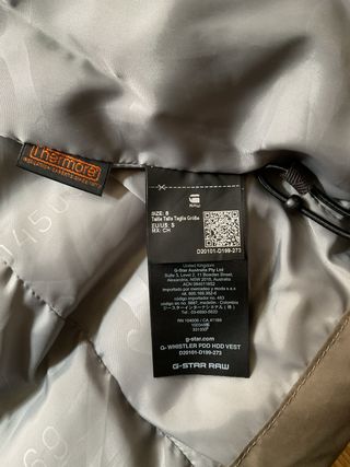 Chaleco de hombre de G-Star Raw (S)