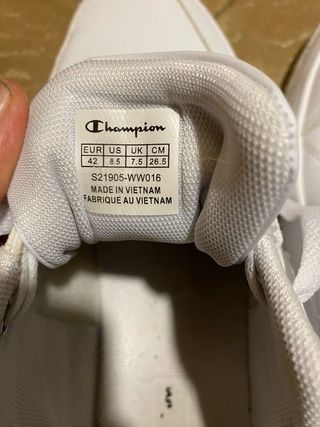 Zapatillas Champion Talla 42 Blancas