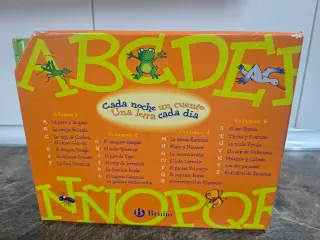 Estuche Cada noche un cuento, una letra cada día.