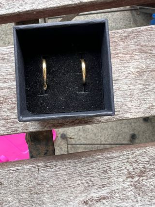 Pendientes Aro Oro 18k