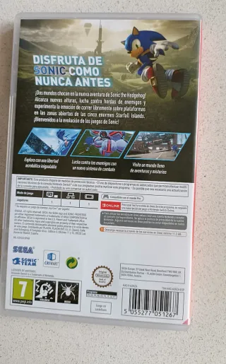 Sonic Frontiers Nintendo Switch