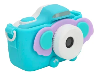 Cámara infantil azul y morada