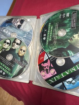 Matrix: La Trilogía y Animatrix DVD como nuevo