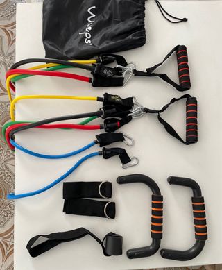 Set Bandas Resistencia Gimnasio Pilates