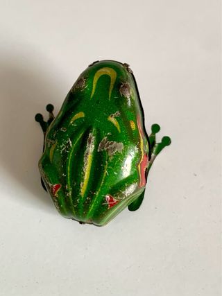 Rana hojalata Rico años 40 juguete