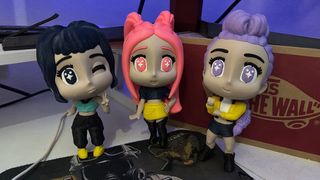 Figuras Huntrix Zoey Mira y Rumí Impresas en 3D