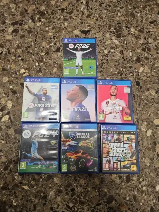 Juegos PS4, FC, Rocket League, GTA V