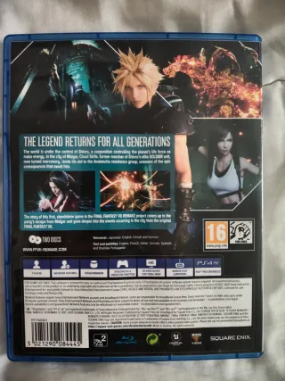 Pack Final Fantasy VII Remake y Rebirth PS5
