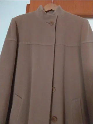 Cappotto lana marrone