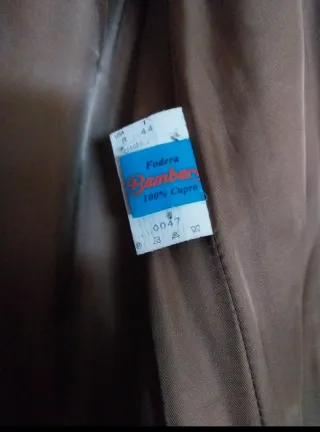 Cappotto lana marrone