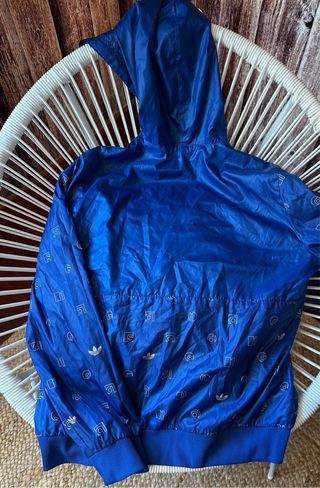 Chaqueta cortavientos Adidas azul