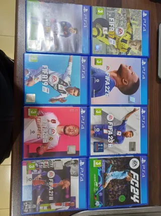 Lote 8 Juegos FIFA PS4