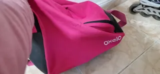 Patines en línea morados y negros