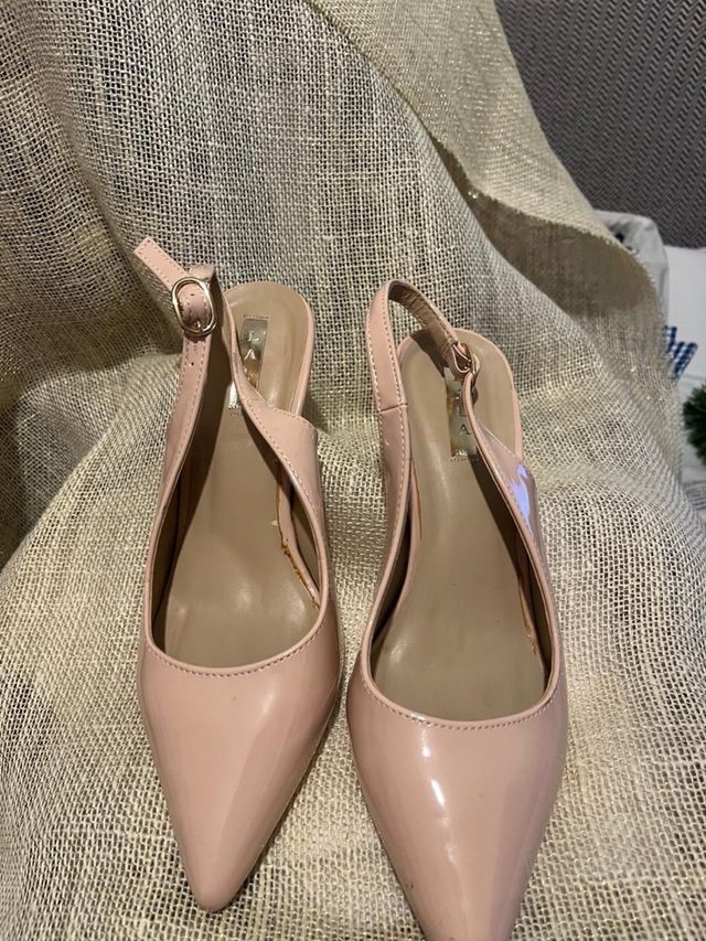Tacones rosas talla 36