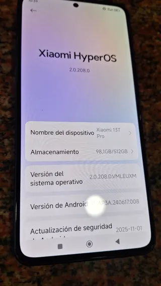 Xiaomi 13T Pro 512GB Negro