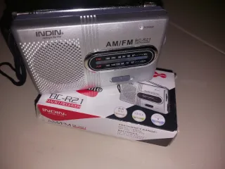 Radio Mini INDIN AM/FM BC-R21 Plata
