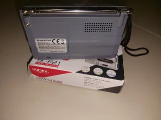 Radio Mini INDIN AM/FM BC-R21 Plata