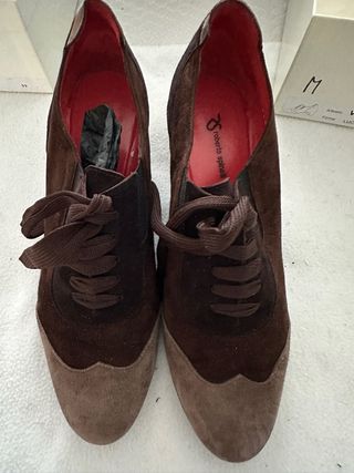 Stringate Roberto Spinelli camoscio marrone 40