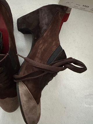 Stringate Roberto Spinelli camoscio marrone 40