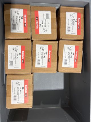 Fischer DLA A2 - Disp. Lamiera Aggrafata (10 uds)