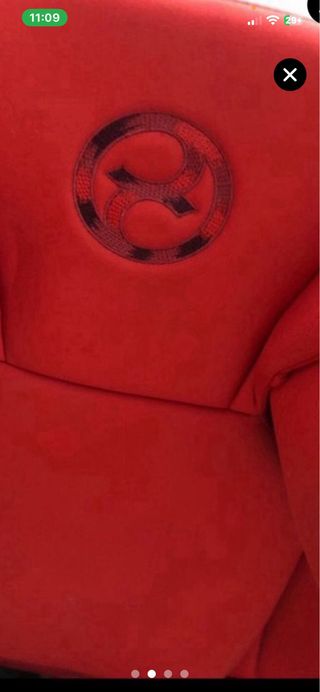 Silla de coche Cybex roja