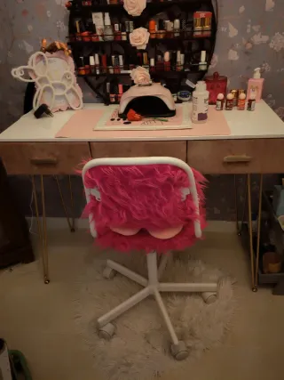 Escritorio/Tocador Terciopelo con Silla