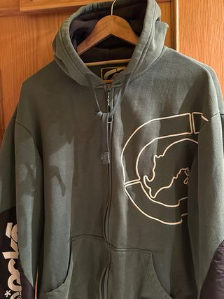 Sudadera Ecko Unltd con capucha verde