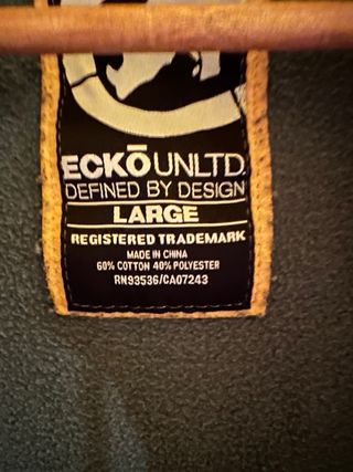 Sudadera Ecko Unltd con capucha verde