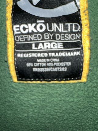 Sudadera Ecko Unltd con capucha verde