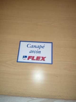 Canapé arcón Flex beige/marrón