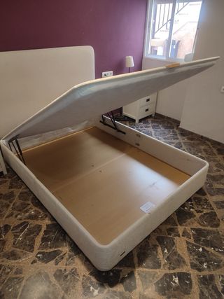 Canapé arcón Flex beige/marrón