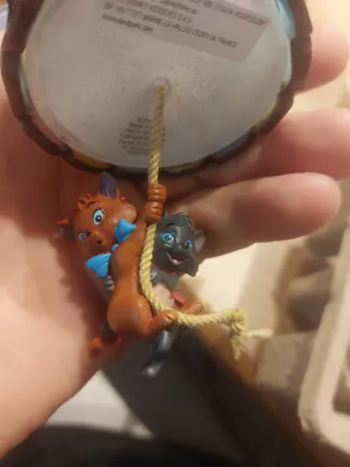 Adorno Navidad iluminado Los Aristogatos