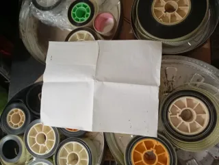 Rollo de película antigua La Cosa