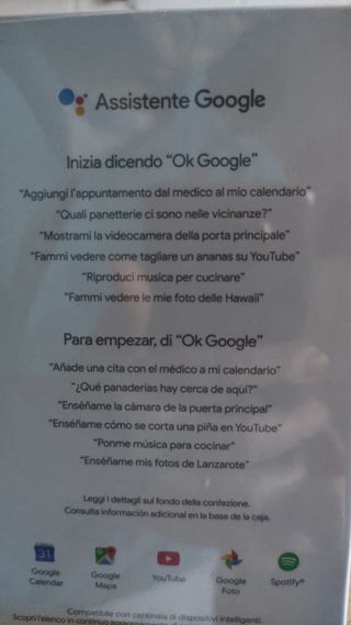 Google Nest Hub 1ª Gen sin abrir