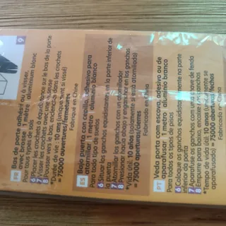 Burlete bajo puerta con cepillo