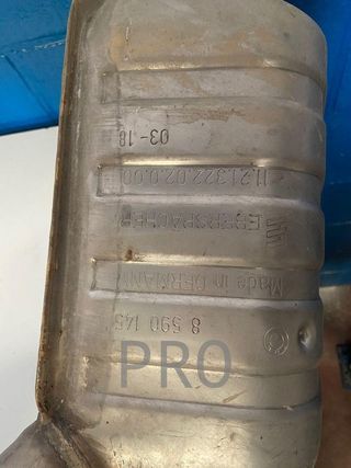 BMW serie 1 F20 tubo de escape completo