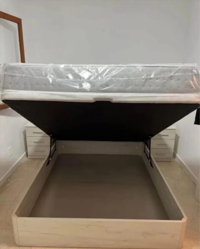 Canapé com colchão para separação de viscoelástica ou líquidos