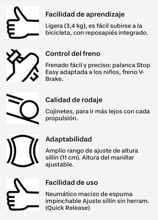 Bicicleta senza pedali Btwin di Decathlon