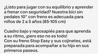 Bicicleta senza pedali Btwin di Decathlon