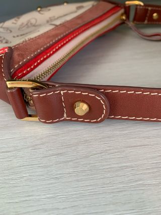 Bolso Loewe Beige y Rojo