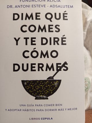 Dime qué comes y te diré cómo duermes
