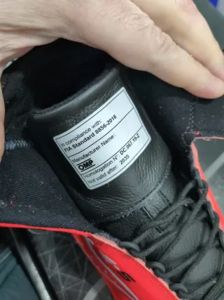 Botas OMP ONE-S FIA Talla 44