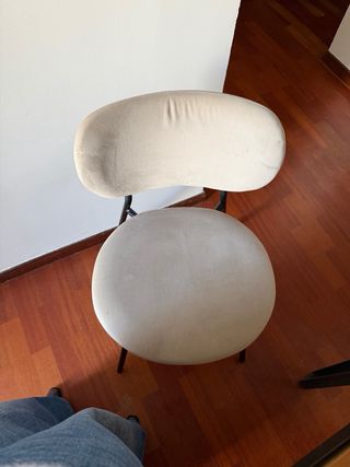 Mesa industrial madera y metal + 6 sillas