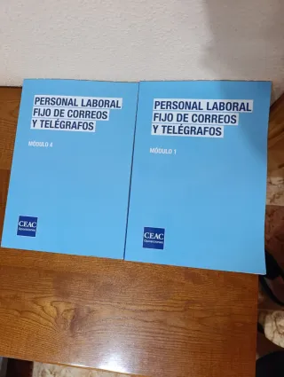 Libros Oposiciones Correos Módulos del 1 al 4