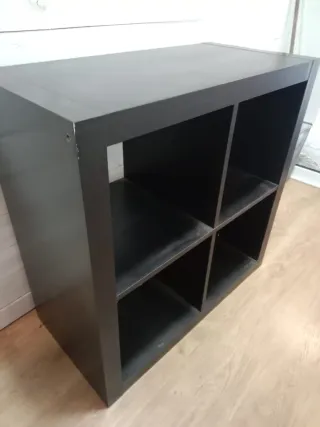 Estantería Ikea Kallax Negra 4 Compartimentos