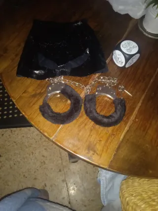 Pack Despedida Soltero/a mascara , Esposas y dado