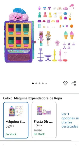 Polly Pocket Centro Comercial Máquina Expendedora